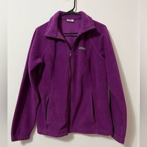 💜 Women’s Columbia fleece jacket